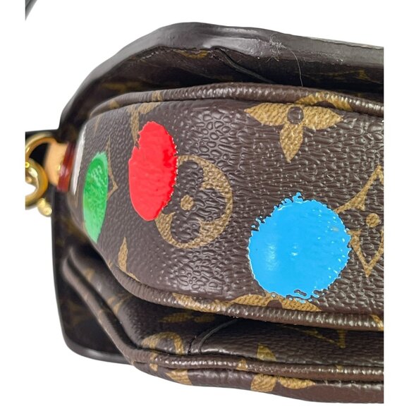 LOUIS VUITTON x Yayoi Kusama Pochette Métis Pochette Monogram Dots Multicolor - Picture 10 of 15
